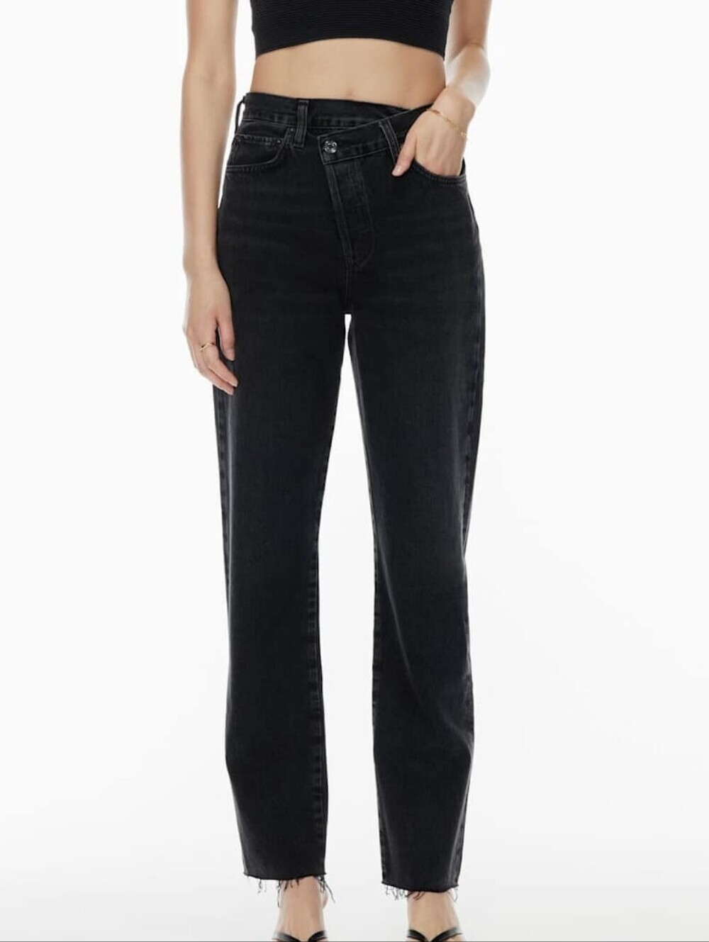 AGOLDE High rise Criss Cross Straight Jean